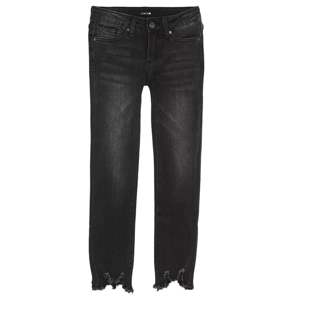 Joe's Jeans Girls Black Denim The‎ Rocker Mid Rise Ankle Skinny Jeans Size 16